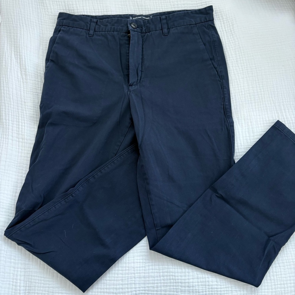 Men's Everlane Uniform Navy Pants